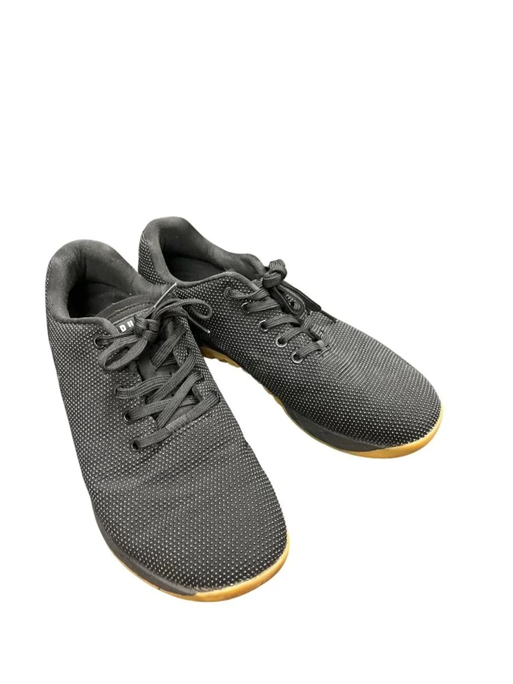 No Bull mens black fiber speckled low top sneakers sz 10 SKU 10-708